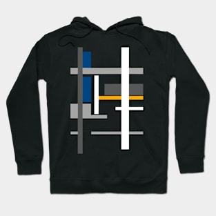 Geometric Abstract Composition Hoodie